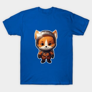 Red Fox Astronaut T-Shirt